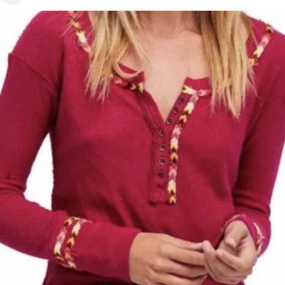 We The Free Thermal Top Henley - Picture 2 of 4